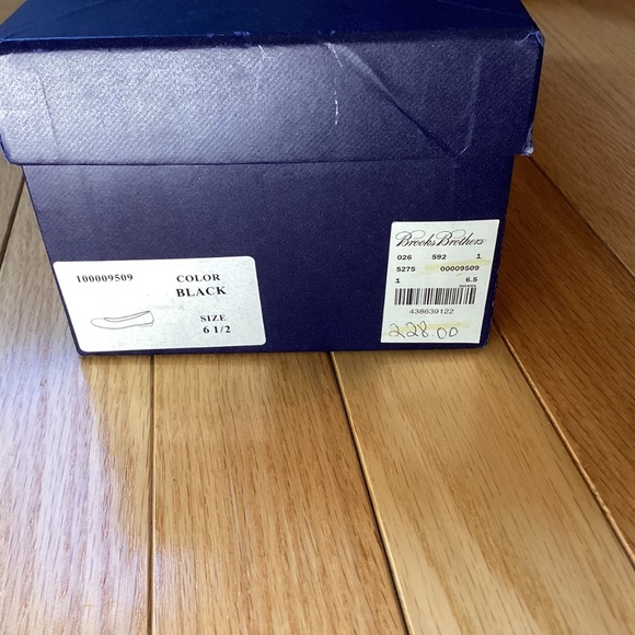 Brooks Brothers Black Calf Hair Ballet Flats size 6.5 New in box - Picture 7 of 11